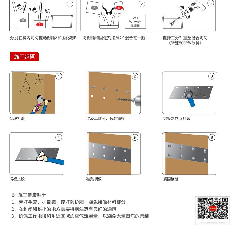 包钢长海粘钢加固施工过程